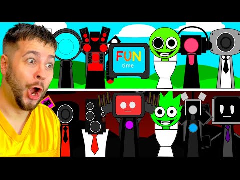 СПРУНКИ НО ВСЕ СКИБИДИ ТУАЛЕТ 📺 Incredibox Sprunki Skibidi Toilet