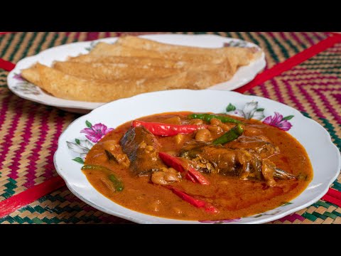 Apom Lenggang Gulung cicah Kari Mackerel, baru tau sedap rupanya!