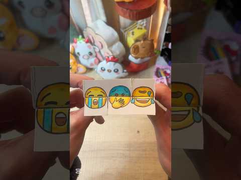 Diy Cute emojis 😭😂😰 #art #diy #crafts #papercraft #thingstodo #cute #cutecraft