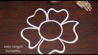 New Year 2023 kolam designs || Beautiful Sankranthi muggulu || Easy rangoli by Suneetha