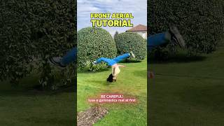 Step-by-Step Front Aerial Tutorial 🤸‍♀️✨ #acrobatics #tutorial