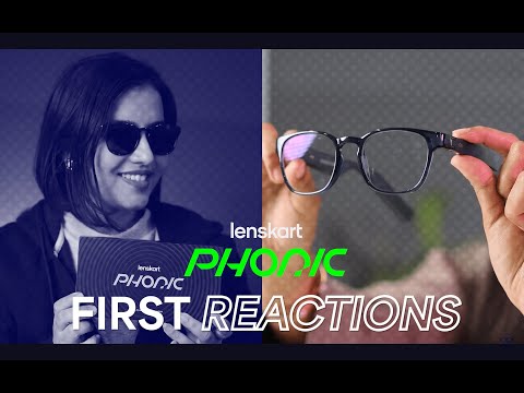 Trying the NEW SMART GLASSES | Lenskart Phonic | First Reactions