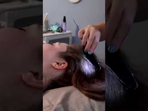 Peaceful asmr hair exam #asmrroleplay