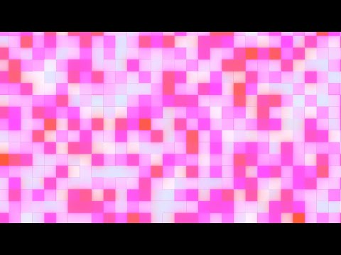 Pink Blocks Pixels Background || 1 Hour Looped HD