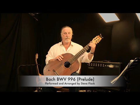 Classical Guitar Study: Bach's Prelude BWV 996