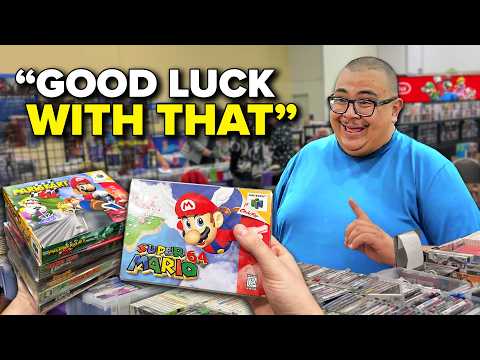 I Tried Buying 100 Mario Games in 1 Day