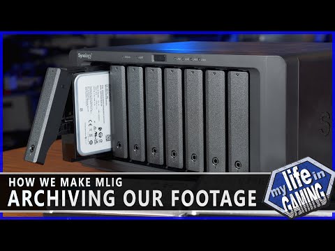 How We Make MLiG - Archiving and Sharing our Footage with a NAS / MY LIFE IN GAMING