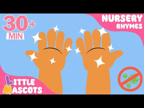 Wash Your Hands + This Is The Way + more | Little Mascots Nursery Rhymes for Kids