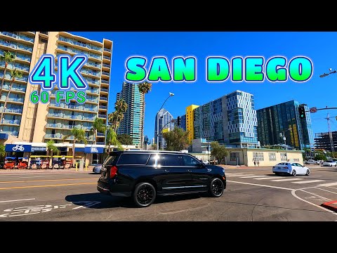 San Diego Drive Part 4/6, California USA 4K - UHD