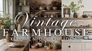 Design a Charming Vintage Farmhouse Kitchen: Cozy Cottage Style Tips for a Warm, Inviting Look 🗝️✨