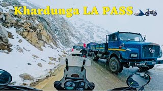 Khardunga LA pass|| Worlds Highest Motorable Road | Uncut video|Himalayas🏔️🗻|2024|Travel|Leh|Ladakh