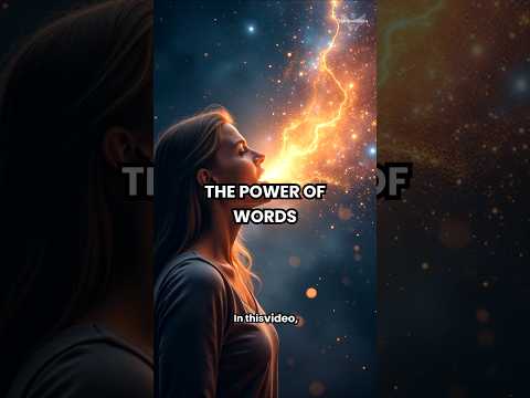 The power of words #spirituality #consciousness #lawofattraction #words #energy #god #shorts