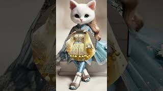 Cute Cat Fashion #aifashion #catcute #cute #funny #aifashionart #aifashiondesign