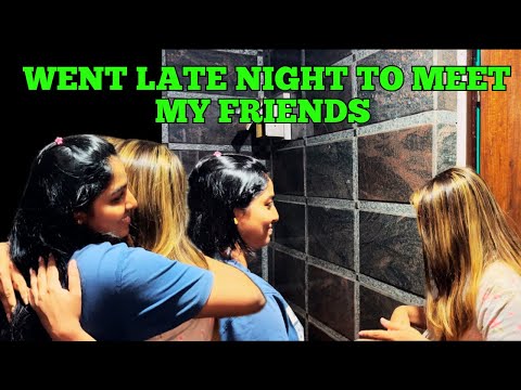 Went Late Night To Meet My Friends | Konkani Vlog | Spaina And Angelo