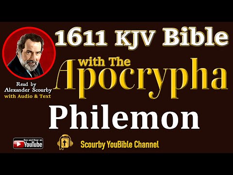 71 ~ New | PHILEMON KJV  | Audio and Text | by Alexander Scourby | God is Love and Truth.