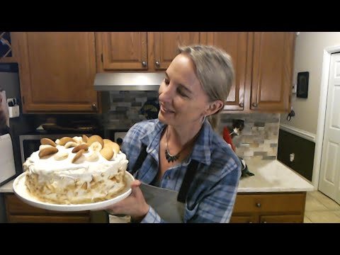 ASMR | Baking a Banana Pudding Cake (Soft Spoken)