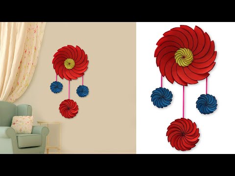 Waste Paper Wall Hanging | Home Decor | DIY Paper Craft | news paper craft | simple craft ideas