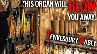 🎵 Incredible Organ Music from Tewkesbury Abbey // Happy Christmas!🎄