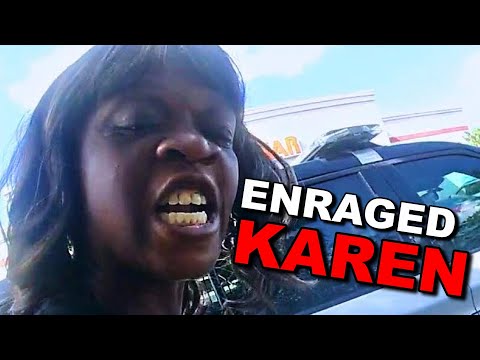 Angry Karen Berates Officer During Arrest