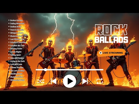 Emotional Rock Ballads – Ultimate Slow Rock Playlist 🎸 American Rock & Soft Rock Hits 2025