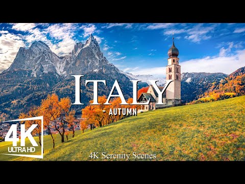 4K Italy in Autumn - Exploring Vibrant Fall Colors, Historic Villages, and Scenic Vineyards