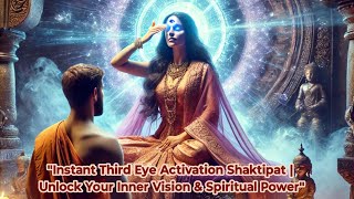 "Instant Third Eye Activation Shaktipat | Unlock Your Inner Vision & Spiritual Power"