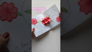 🥰STUNNING HAPPY WOMEN'S Day DIY POP UP Greeting Card 🥰