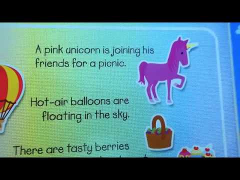 Reading Unicorn Book, with Zaeliyah , Learn to read!!!