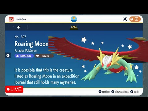 SHINY HUNTING All Pokémon in Scarlet & Violet (Roaring Moon)