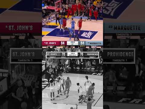 St. John's Forward Zuby Ejiofor Hits Game Winner AGAIN 🔥 #shorts