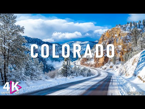 Colorado Winter Wonderlands 4K ❄ Snowy Peaks, Frosted Forests, and the Magic of the Rockies