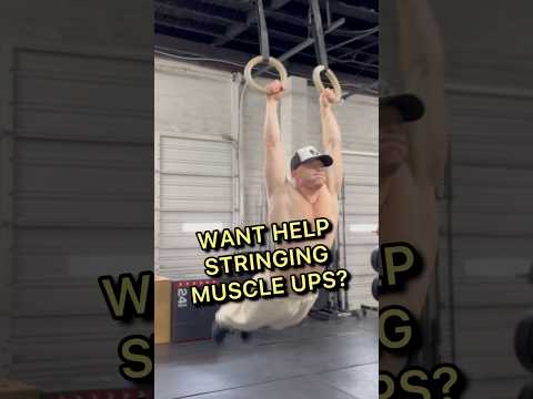 Do THIS to STRING muscle ups #muscleup