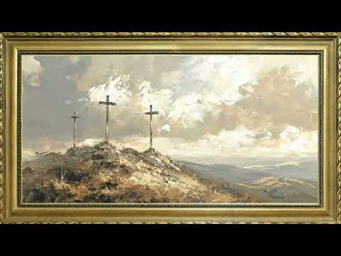 EASTER 3 CROSSES FREE TV ART WALLPAPER SCREENSAVER BACKGROUND VINTAGE FRAMED SAMSUNG TV ART 3HRS 4K