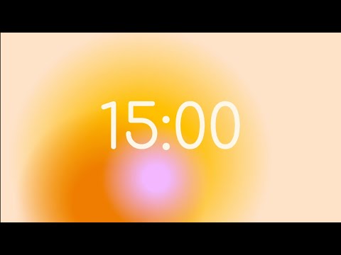 Orange Aura 15  Minute Timer