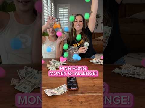 PING PONG MONEY CHALLENGE 🤑🏓 MOM vs. DAUGHTER