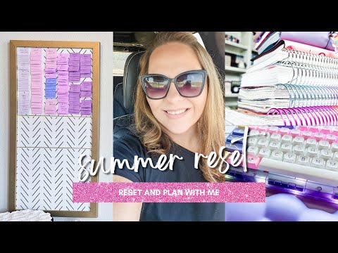 SUMMER RESET ROUTINE 🍒📖 90 day goals, cleaning, & new routines