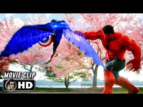 Red Hulk Fight Scene | CAPTAIN AMERICA: BRAVE NEW WORLD (2025) Movie CLIP HD