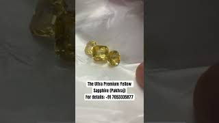 The Ultra Level Ceylon sapphire पुखराज #gemstones #pukhraj #ceylon #yellow sapphire #premiumquality