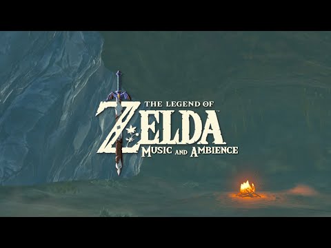 Relaxing Cozy Lush Cave in Zelda Ambience w/ nintendo videogames music mix