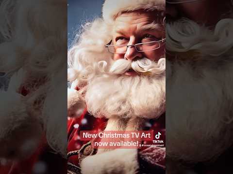 🔔 Subscribe for latest TV Art! #santa #tvart #tvartscreensaver #christmas #christmashomedecor