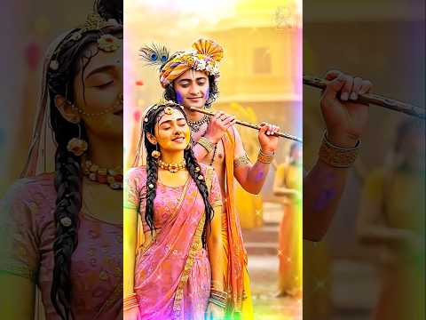 Radha Krishna Holi Status #holi #shorts #radhakrishna