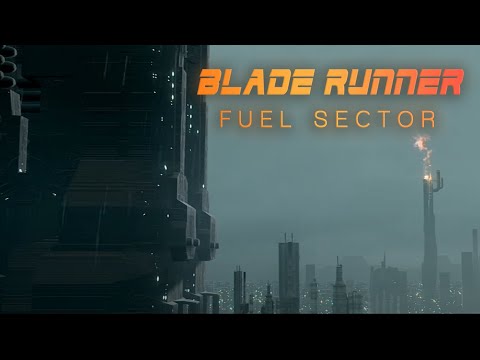 🌧Blade Runner Los Angeles Cyberpunk Relaxing Ambient | Urban Soundscapes S01E06 | Fuel Sector