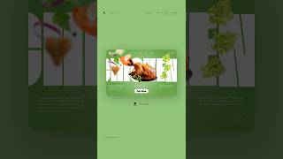 Figma Restaurant Website Design #uiuxdesign