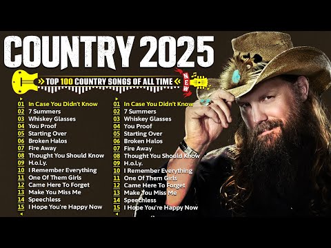 Country Songs 2025 - Chris Stapleton, Morgan Wallen, Luke Bryan, Luke Combs, Kane Brown, Sam Hunt