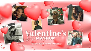 Valentine's Day Mashup | DJ BASQUE | Visual Galaxy | Valentine Love Mashup 2023