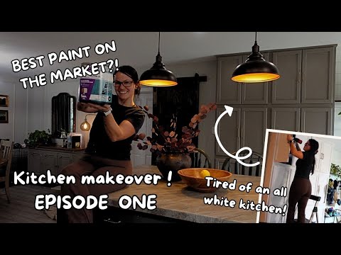 Kitchen makeover on a budget! Best paint on the market!?!?!?!  Episode 1