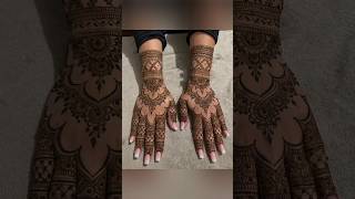 Bridal back hand mehndi design😍😍 simple style unique bridal mehendi designs #mehndidesign2024 #song