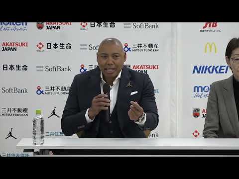 バスケットボール女子日本代表・コーリー・ゲインズHC就任会見