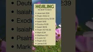 ✝️ Healing Scriptures Bible Verses 🙏 #prayer #jesus #healingscriptureswithsoakingmusic