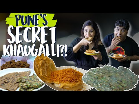 Exploring Pune's Secret Khau Galli | Unique Street Food | Dhapata & Sev Pav